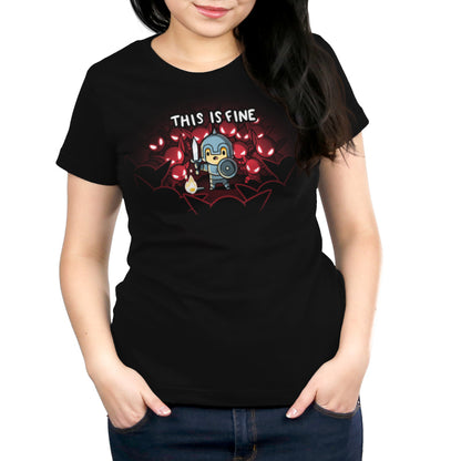 This is my original TeeTurtle women's t-shirt, This is Fine, designed for comfort and confidence.