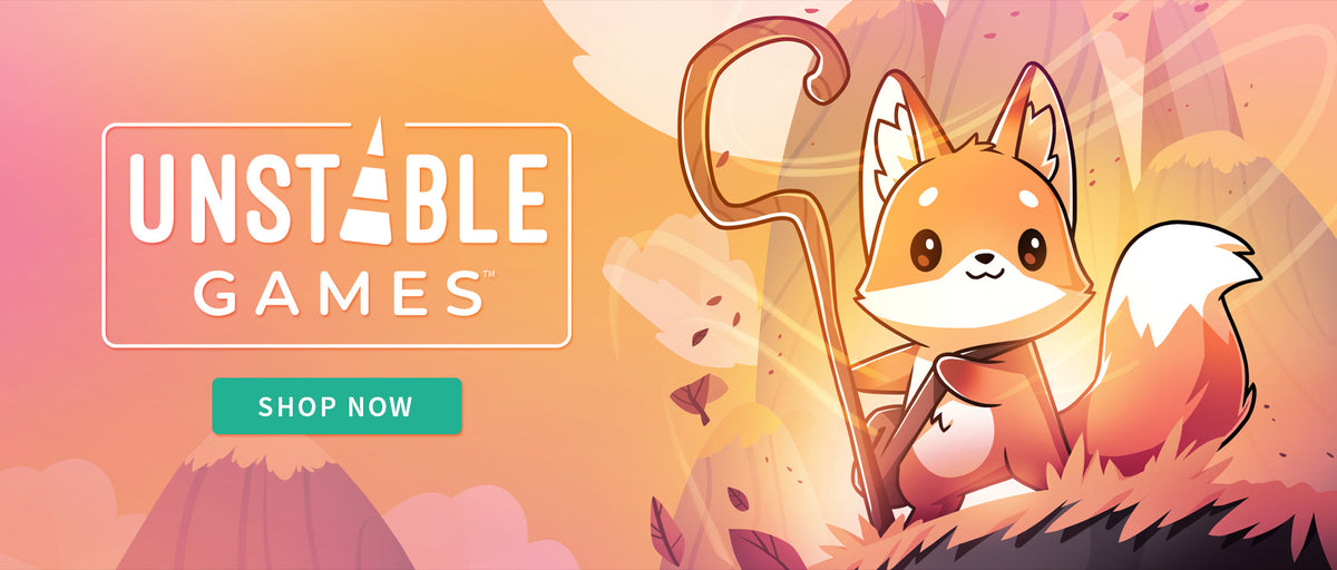 Kit Gale Graphic Unstable Games Shop Now Banner Desktop
