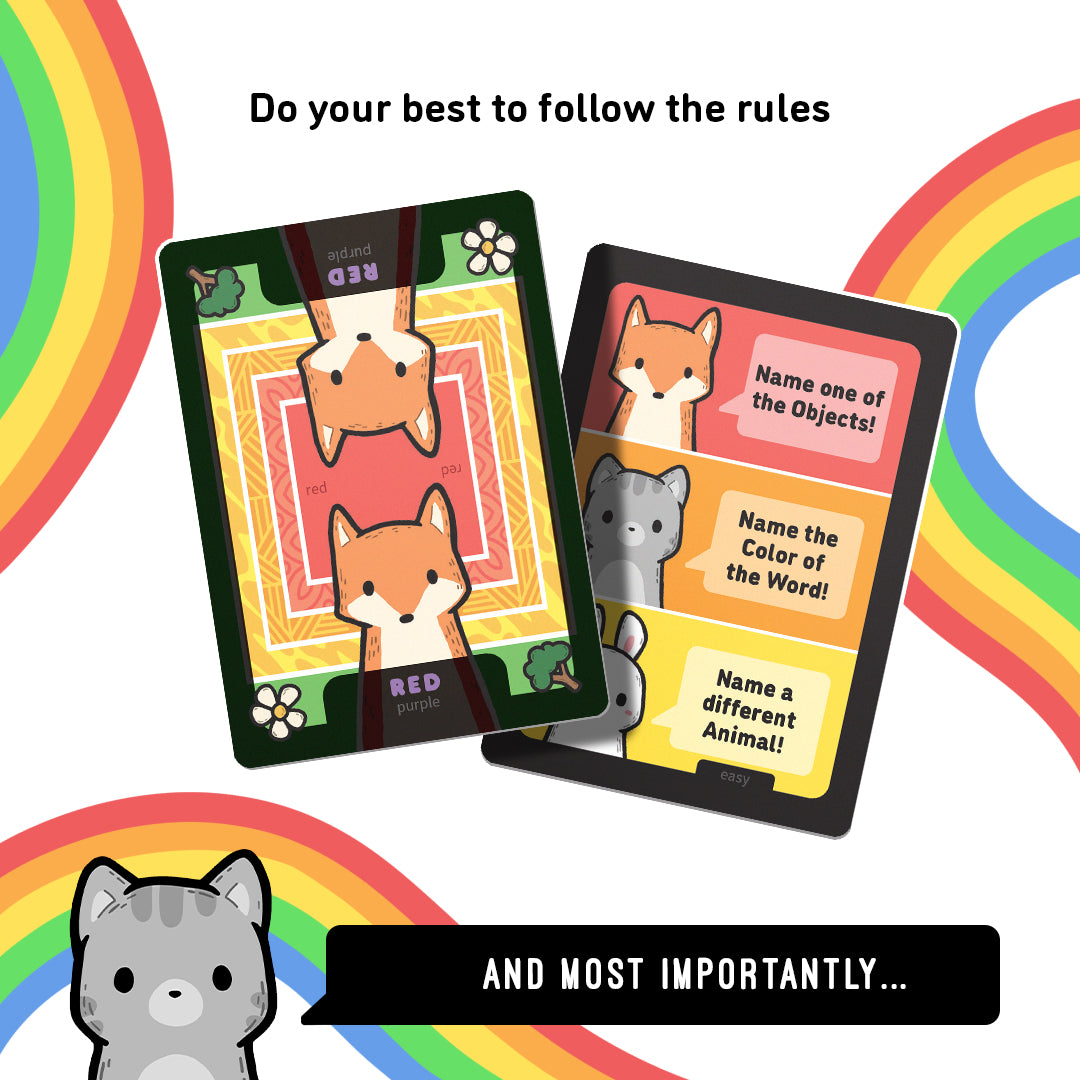 Don't Trip How to Play: Do your best to follow the rules. And most importantly...
