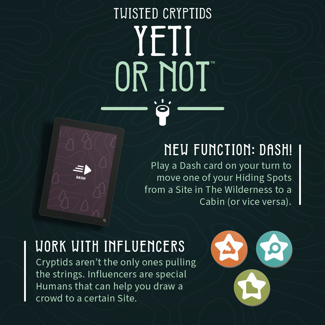 Twisted Cryptids: Yeti or Not Expansion How to Play
