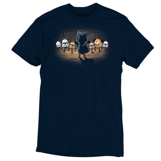 A licensed Star Wars t-shirt with an image of a group of people, featuring Ahsoka Tano, called 