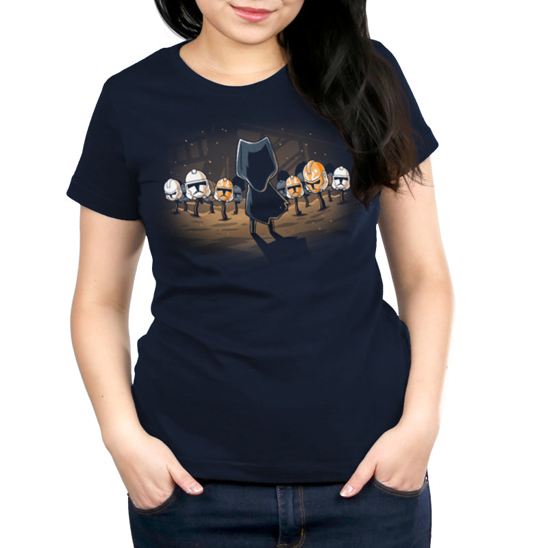 A women's Victory and Death t-shirt by Star Wars, featuring a group of zombies made with super soft cotton.