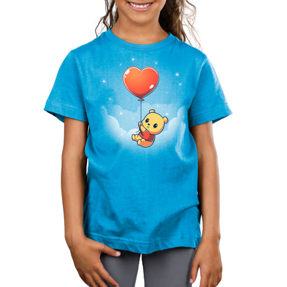 Officially licensed Disney Winnie the Pooh's Red Balloon kids t-shirt.