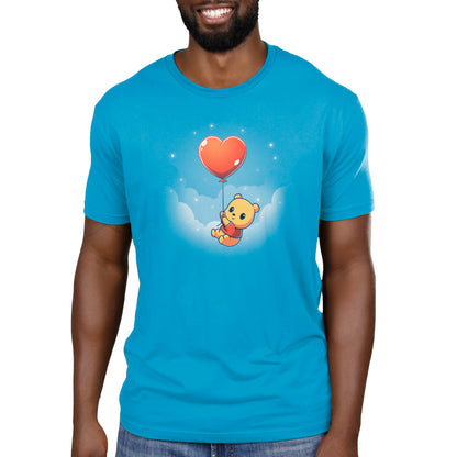 Officially licensed Disney's Pooh's Red Balloon t-shirt.