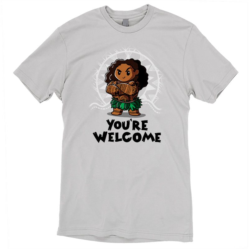 Officially Licensed Disney Moana "You're Welcome" t-shirt.
