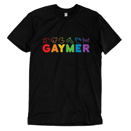 TeeTurtle original Gaymer T-shirt.