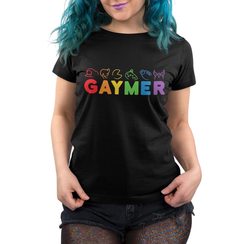 TeeTurtle's Gaymer women's T-shirt.