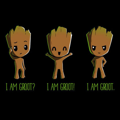 Officially licensed I Am Groot Marvel t-shirt.