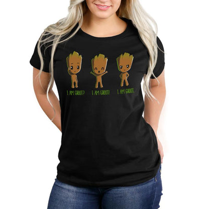A women's I Am Groot T-shirt by Marvel.