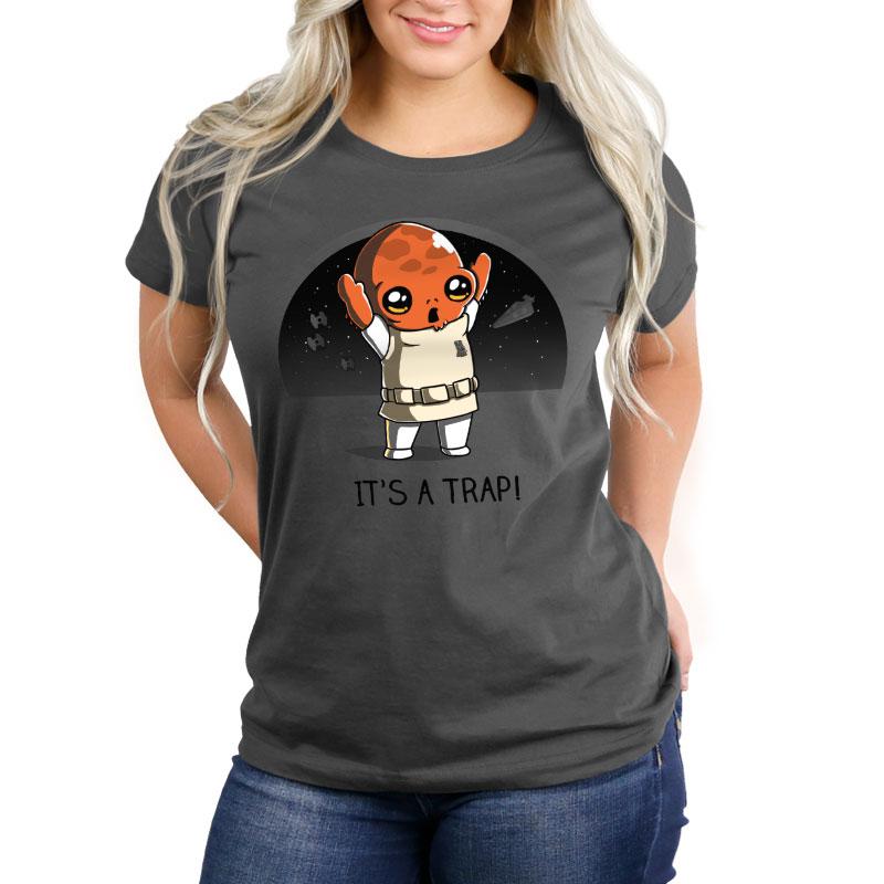 It's an officially licensed Star Wars Yoda women's t-shirt made of Super Soft Ringspun Cotton.