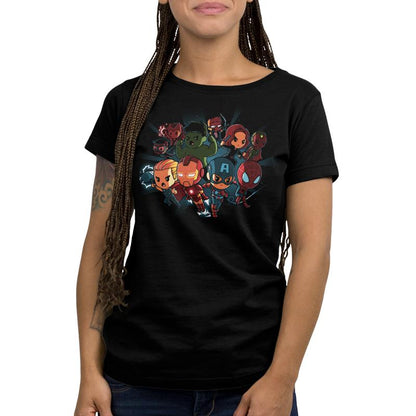 Officially licensed Marvel Avengers women's t-shirt.