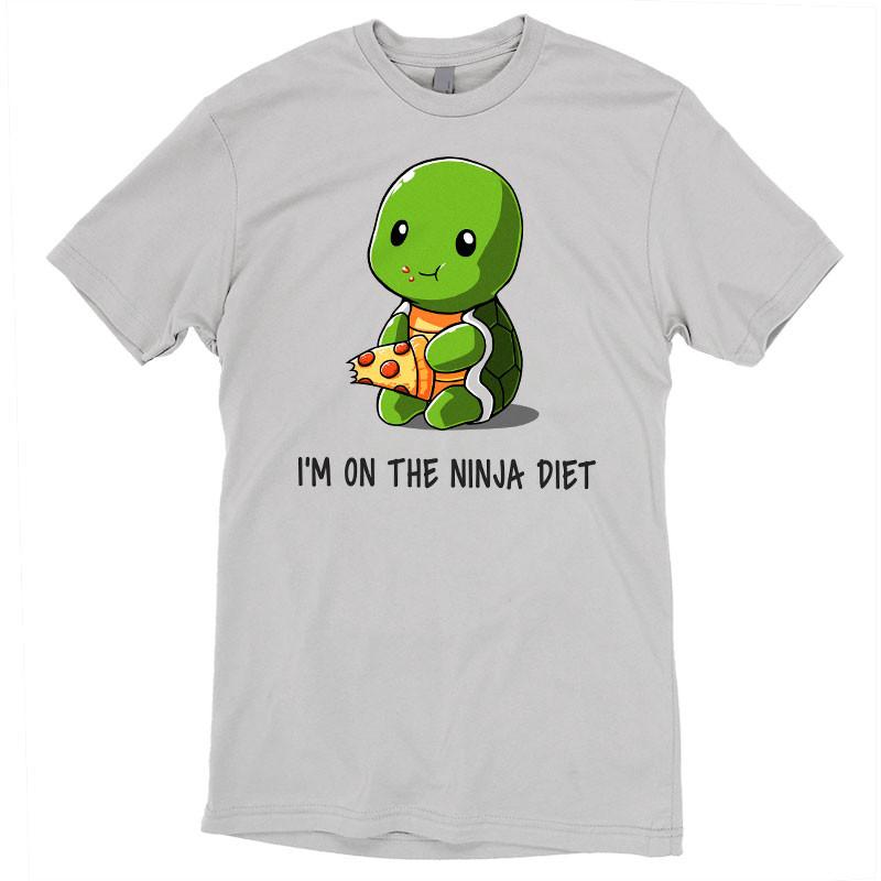 I'm wearing the Ninja Diet t-shirt from TeeTurtle.