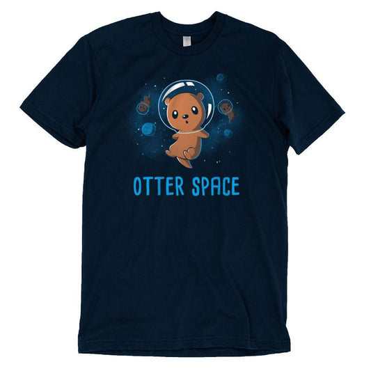 TeeTurtle Otter Space UFO T-shirt.