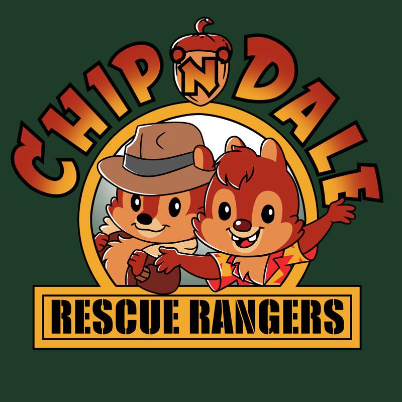 A Chip 'n Dale: Rescue Rangers officially licensed logo for Disney's Rescue Rangers.