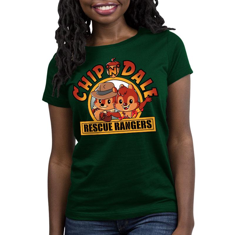 Chip 'n Dale: Rescue Rangers women's t-shirt, officially licensed by Disney.