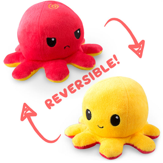 These TeeTurtle Reversible Octopus Plushies (Red + Yellow) by TeeTurtle are a must-have for any plush toy collector.