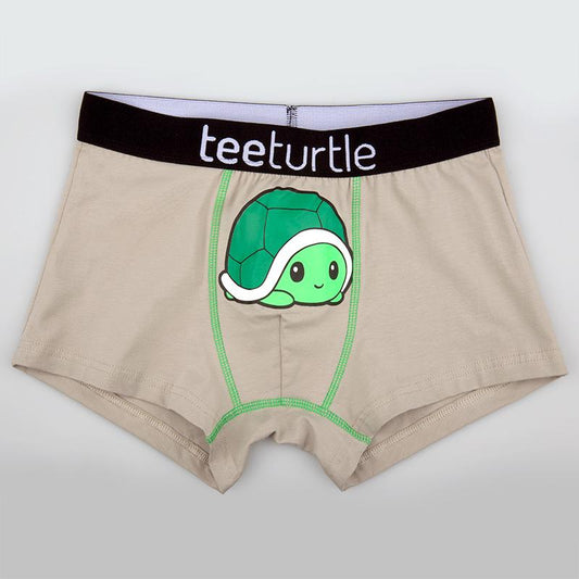 Comfortable, perfect fit Shy Turtle Underwear boxer briefs made from a cotton blend by TeeTurtle.